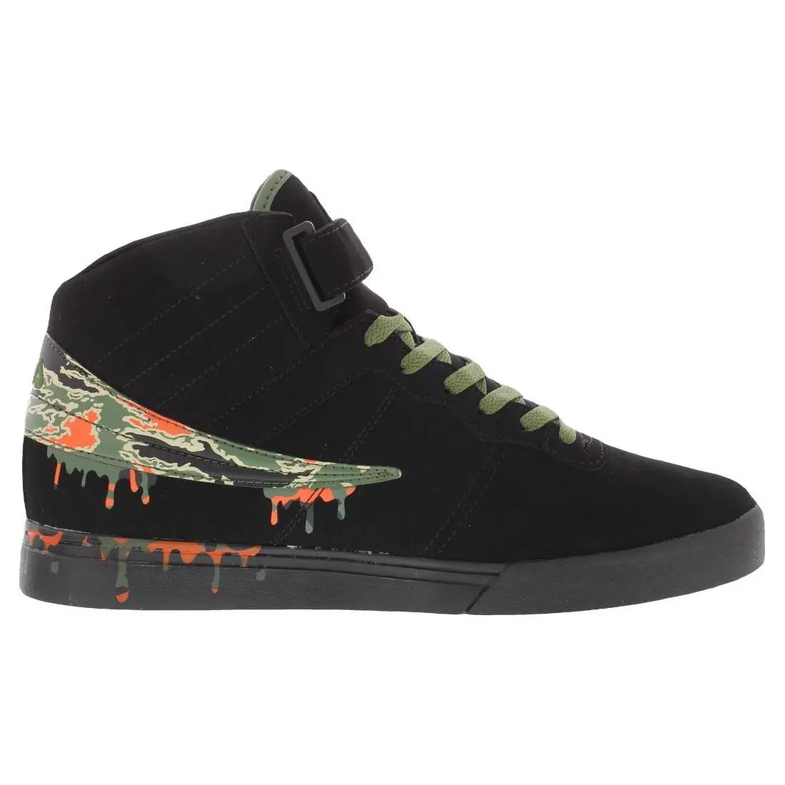 Fila shoes - Black/Green/Orange, Main: Black (UPC: 791271062490) 1