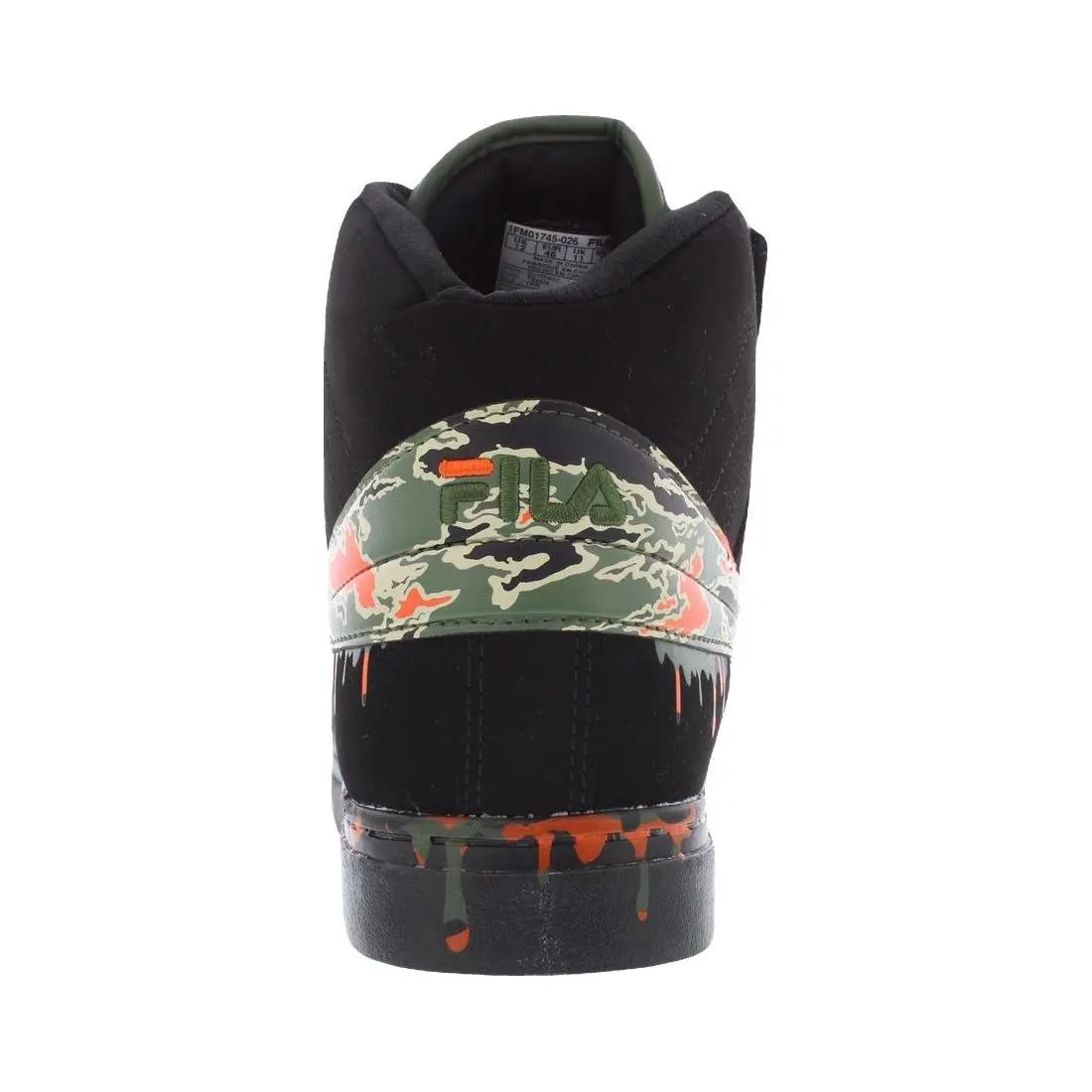 Fila shoes - Black/Green/Orange, Main: Black (UPC: 791271062490) 2