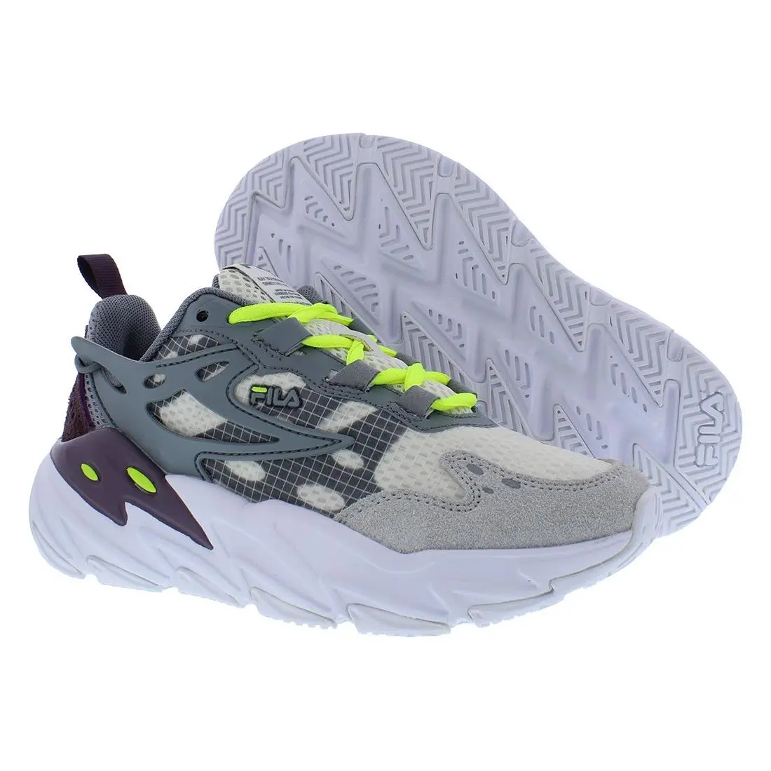 Fila Ray Tracer Evo Womens Shoes Size 10 Color: Grey/cream