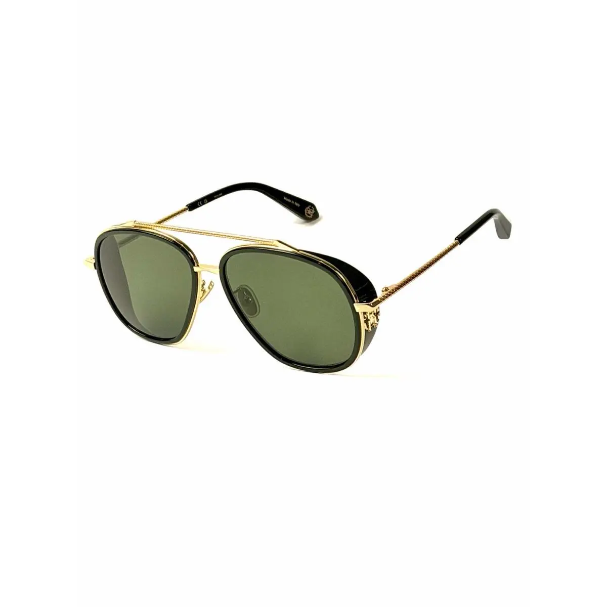 Roberto Cavalli SRC008 Col. 0300 Sunglasses Shiny Black Gold