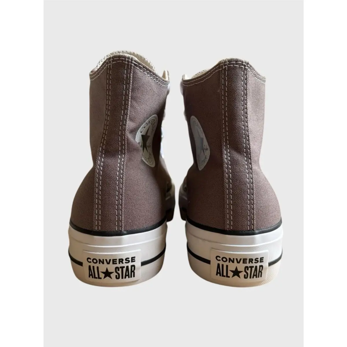 Converse shoes - Converse Chuck Taylor All Star High-Top Platform - A12309F - Pure Pumice White Black 11