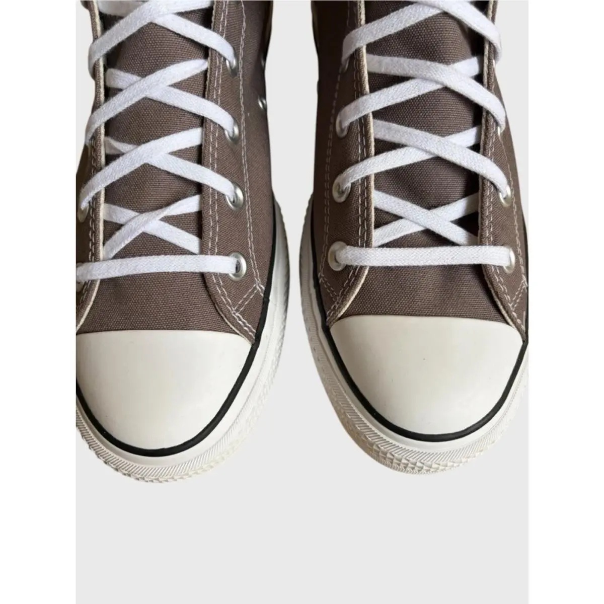 Converse shoes - Converse Chuck Taylor All Star High-Top Platform - A12309F - Pure Pumice White Black 7