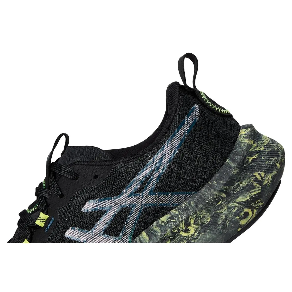 Asics shoes - Black/Jasper Green 4