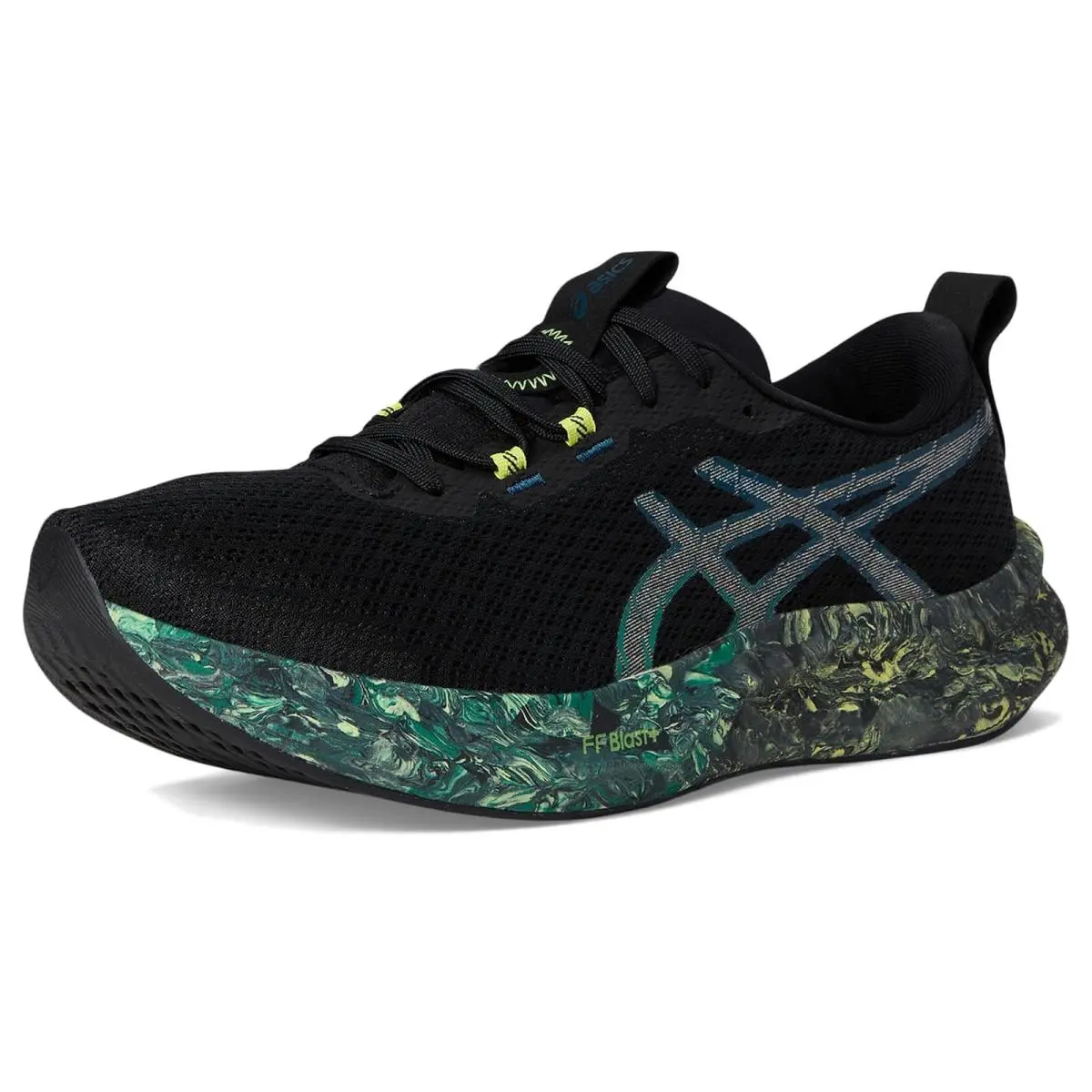 Asics shoes - Black/Jasper Green 5