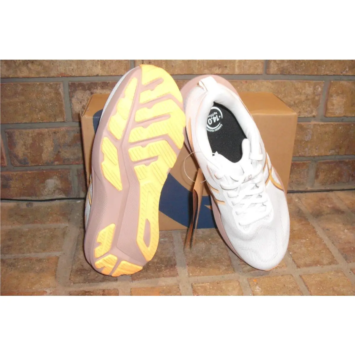 Asics shoes - Asics GT-1000 14 Running Shoe - 1012B859 100 - White - Rubble Red 5