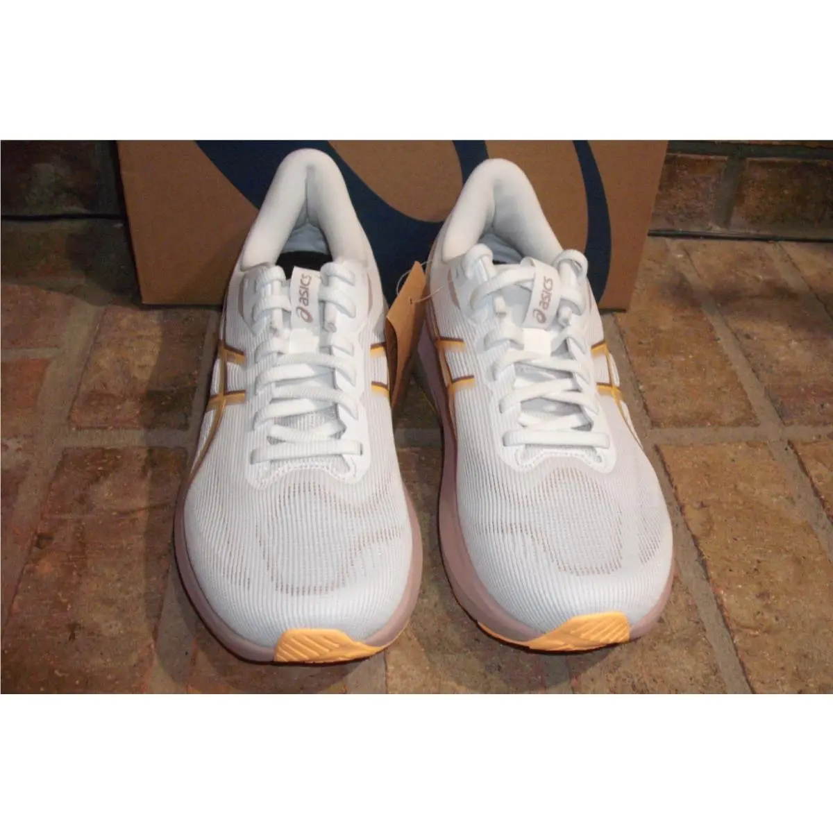 Asics shoes - Asics GT-1000 14 Running Shoe - 1012B859 100 - White - Rubble Red 7