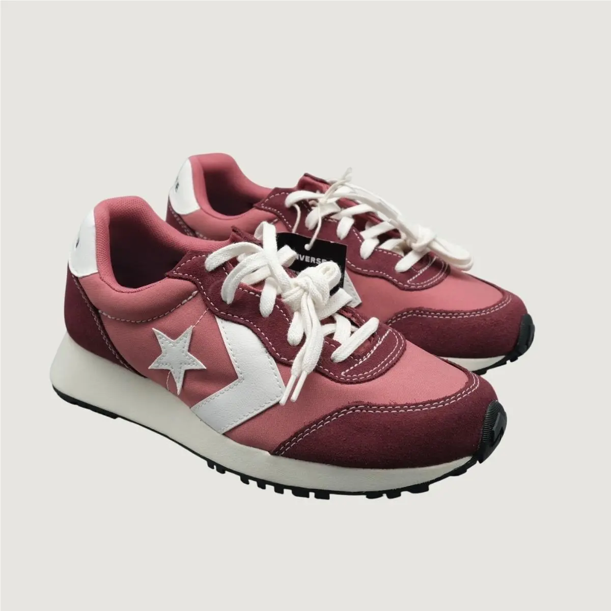 Converse Omega Trainer Deep Bordeaux Sneakers Womens 8.5 Mens 7