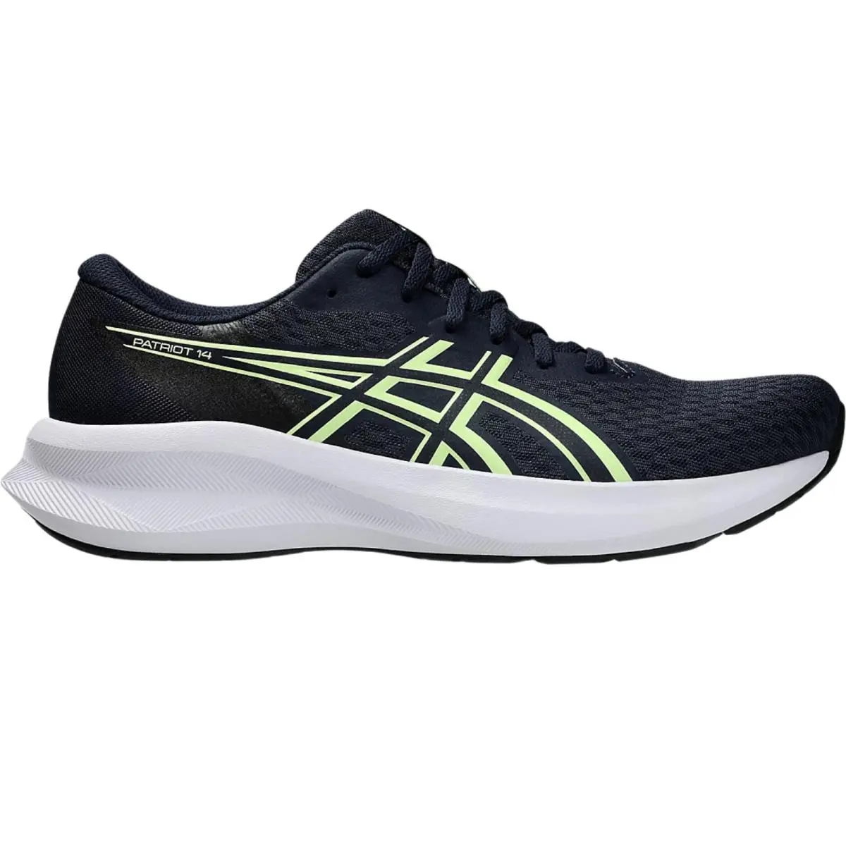 Asics shoes - Asics Patriot 14 - Patriot - Black/Vital Green 14