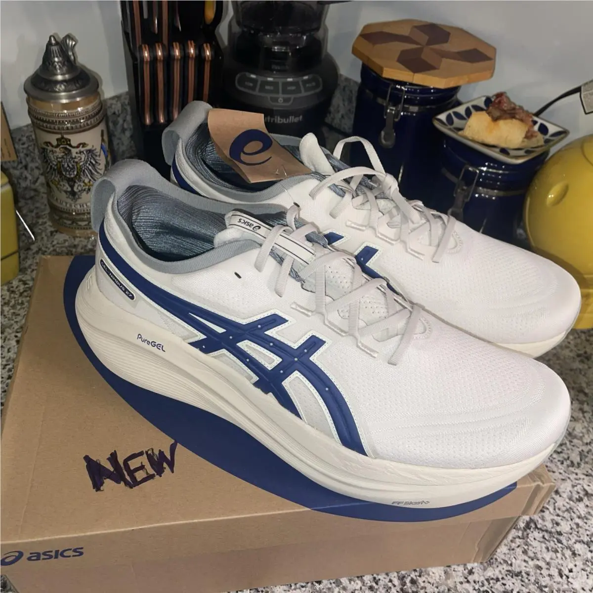 Asics Gel Nimbus 27 Asics Track Club - 1011C028-200 Size 16