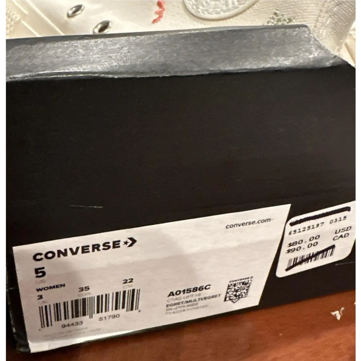 Converse shoes - Converse Chuck Taylor All-Star Lift Platform - A01586C - Ivory 8