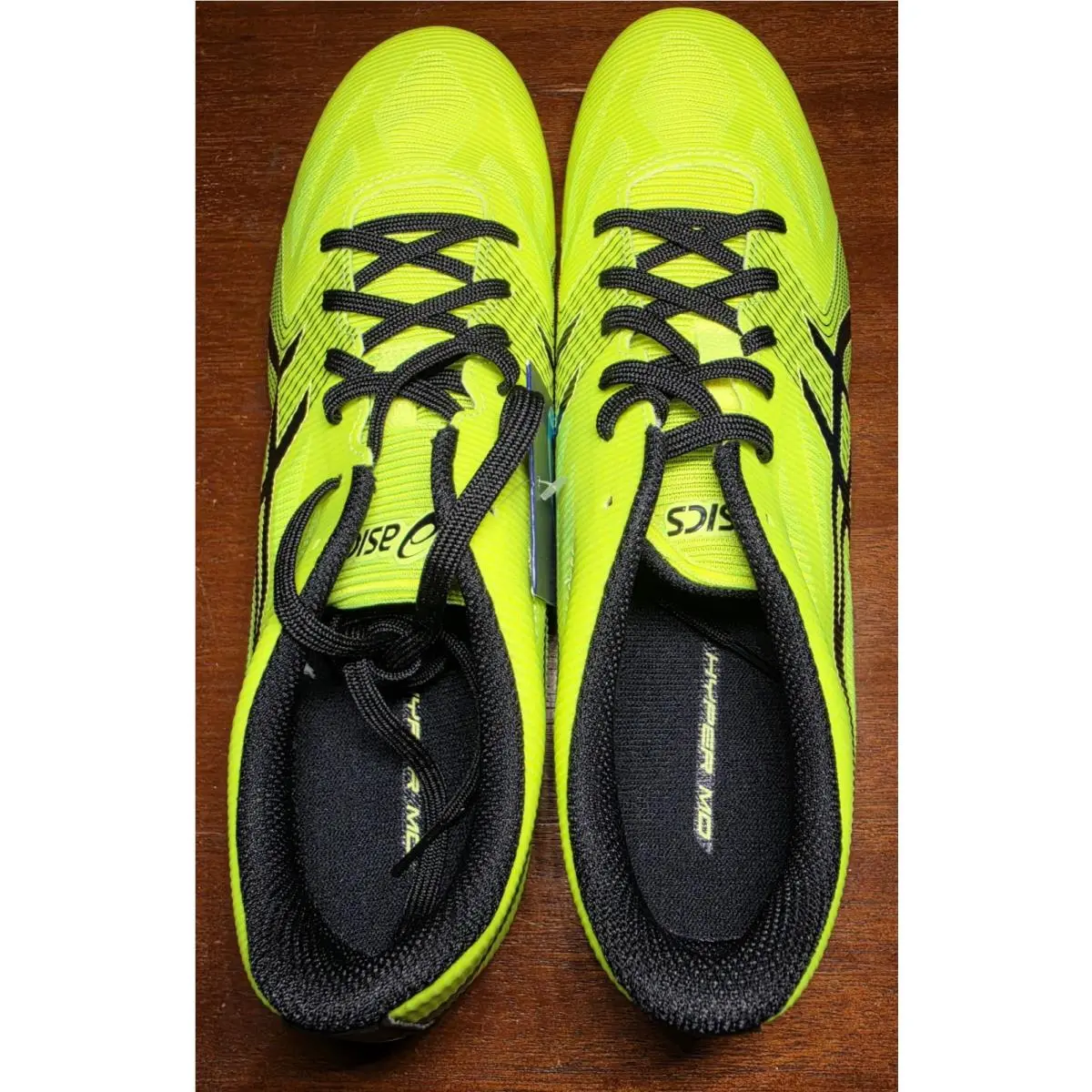 Asics Hyper MD 6 Track Field Spikes Mens 11 Safety Yellow G502Y-0790