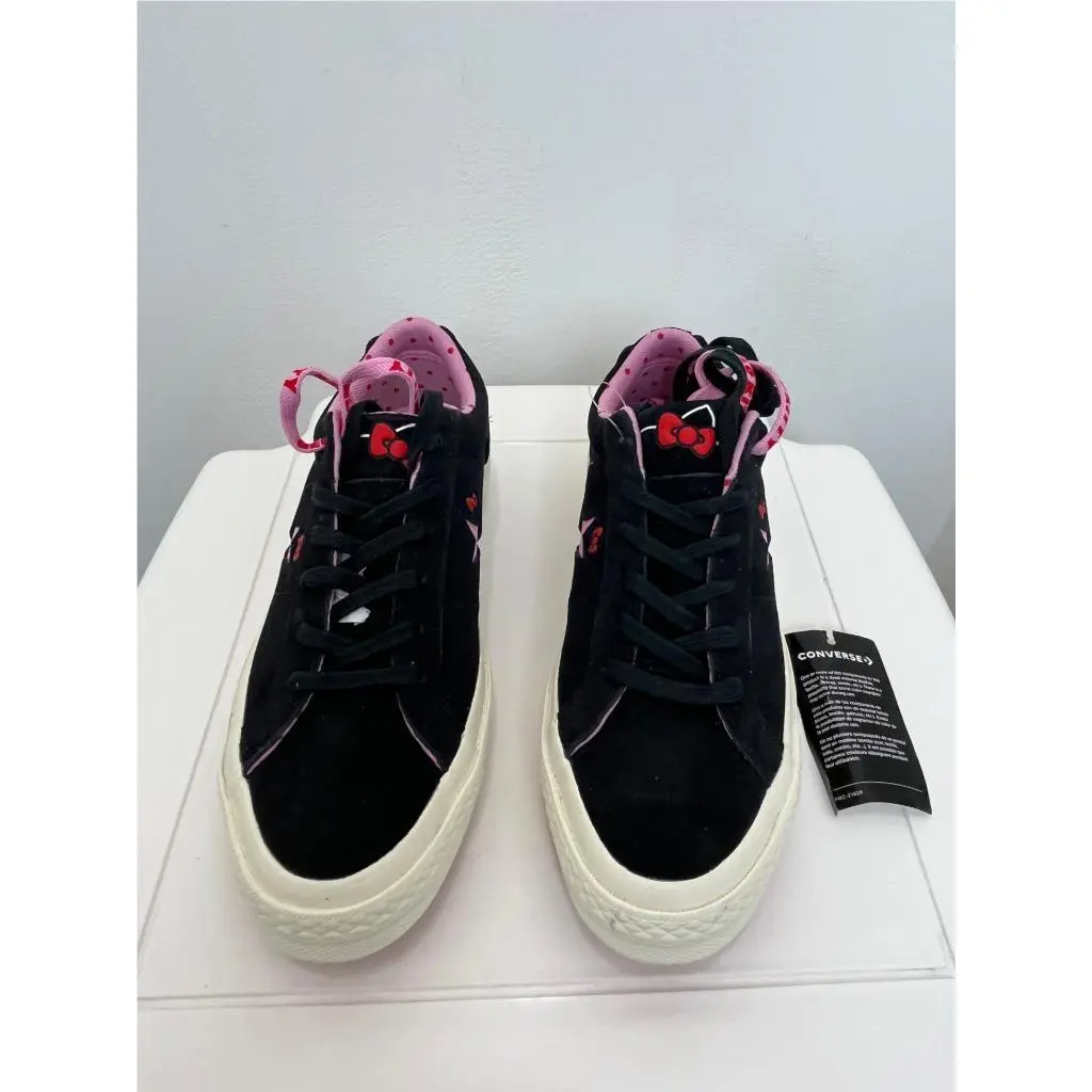 Converse shoes - Converse One Star Ox Hello Kitty - 162938C - Black/Prism Pink/Egret 1
