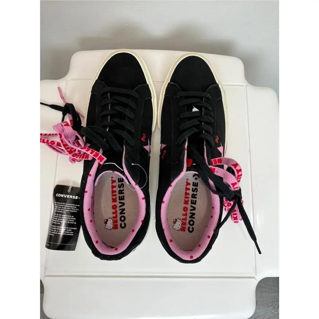 Converse shoes - Converse One Star Ox Hello Kitty - 162938C - Black/Prism Pink/Egret 4