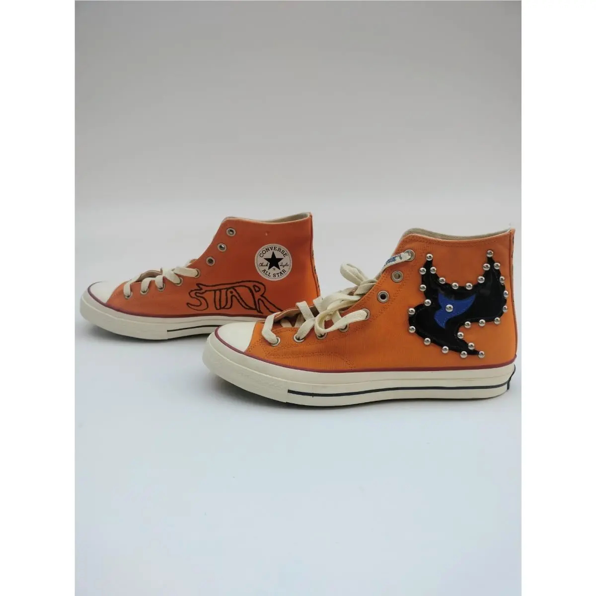 Converse All-star Chuck 70 Hi Star Orange-rare Mens Size 12