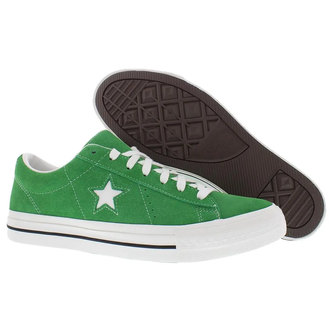 Converse One Star 95 Ox Suede Unisex Shoes Size 13 Color: Green/vintage White