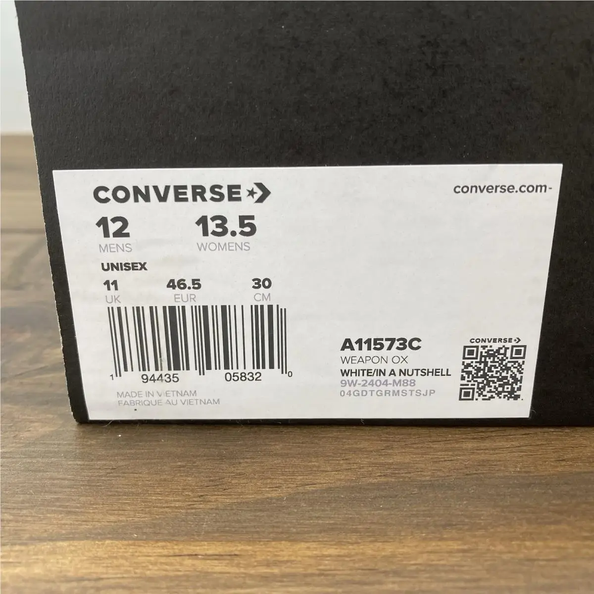 Converse shoes - Converse All Star Weapon OX A11753C - White 8