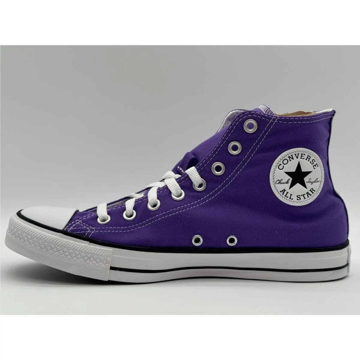 Converse All Star For Men SZ 10 Unisex Woman SZ 12 High Top Electric Purple