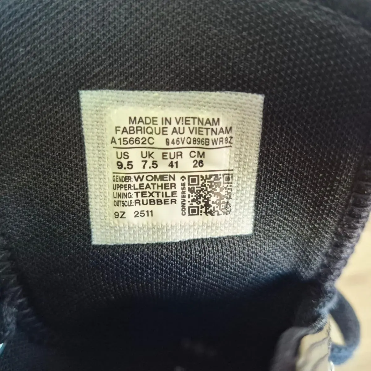 Converse shoes - Converse Chuck Taylor - Chuck Taylor - A15662C - Black (UPC: 194435472843) 7