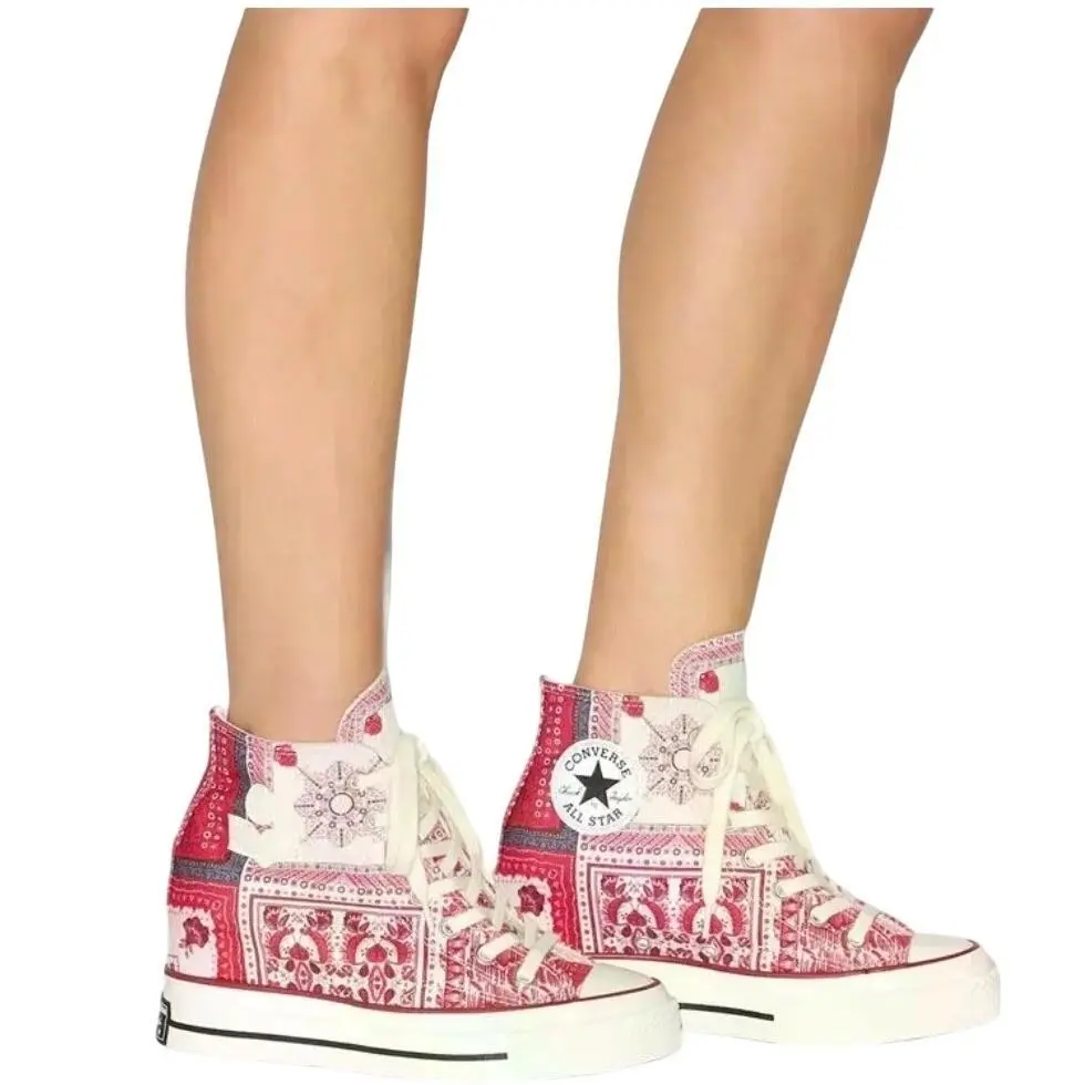 Isabel Marrant x Converse Chuck 70 Wedge Platform High Red Bandana Scarf 9