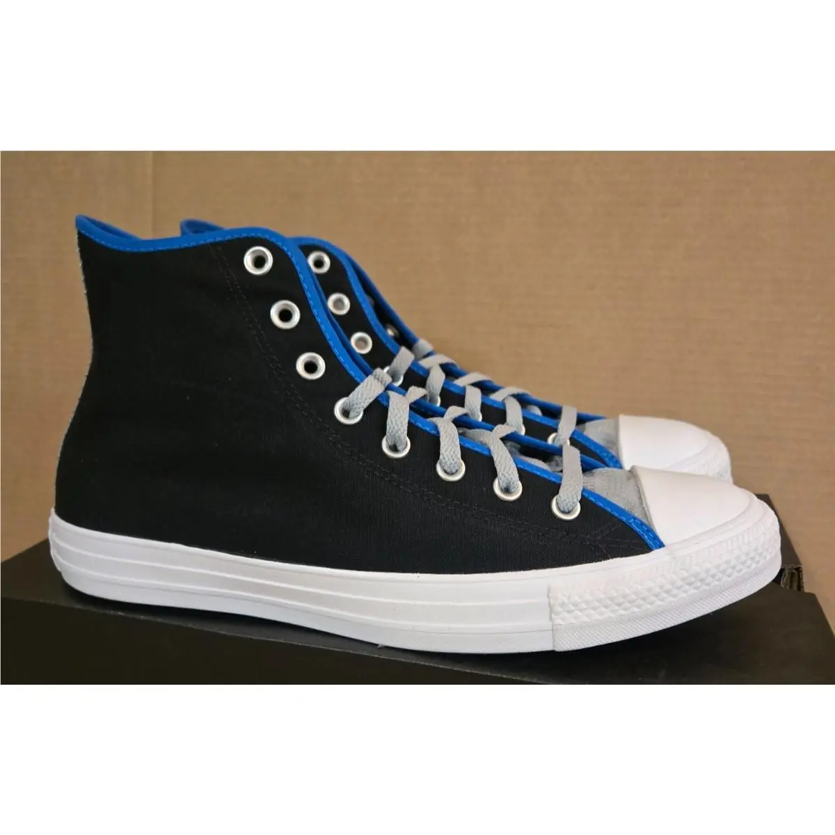 Converse shoes - Converse Chuck Taylor All-Star Hi - 170365F - Black/Ash Stone/Digital Blue (UPC: 194432715776) 2