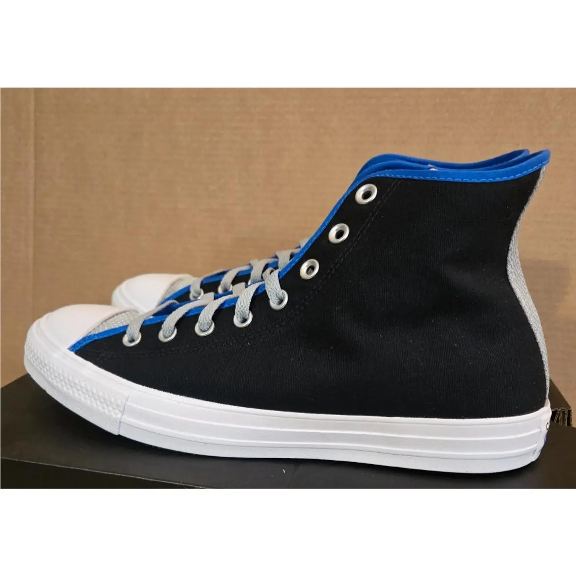 Converse shoes - Converse Chuck Taylor All-Star Hi - 170365F - Black/Ash Stone/Digital Blue (UPC: 194432715776) 4