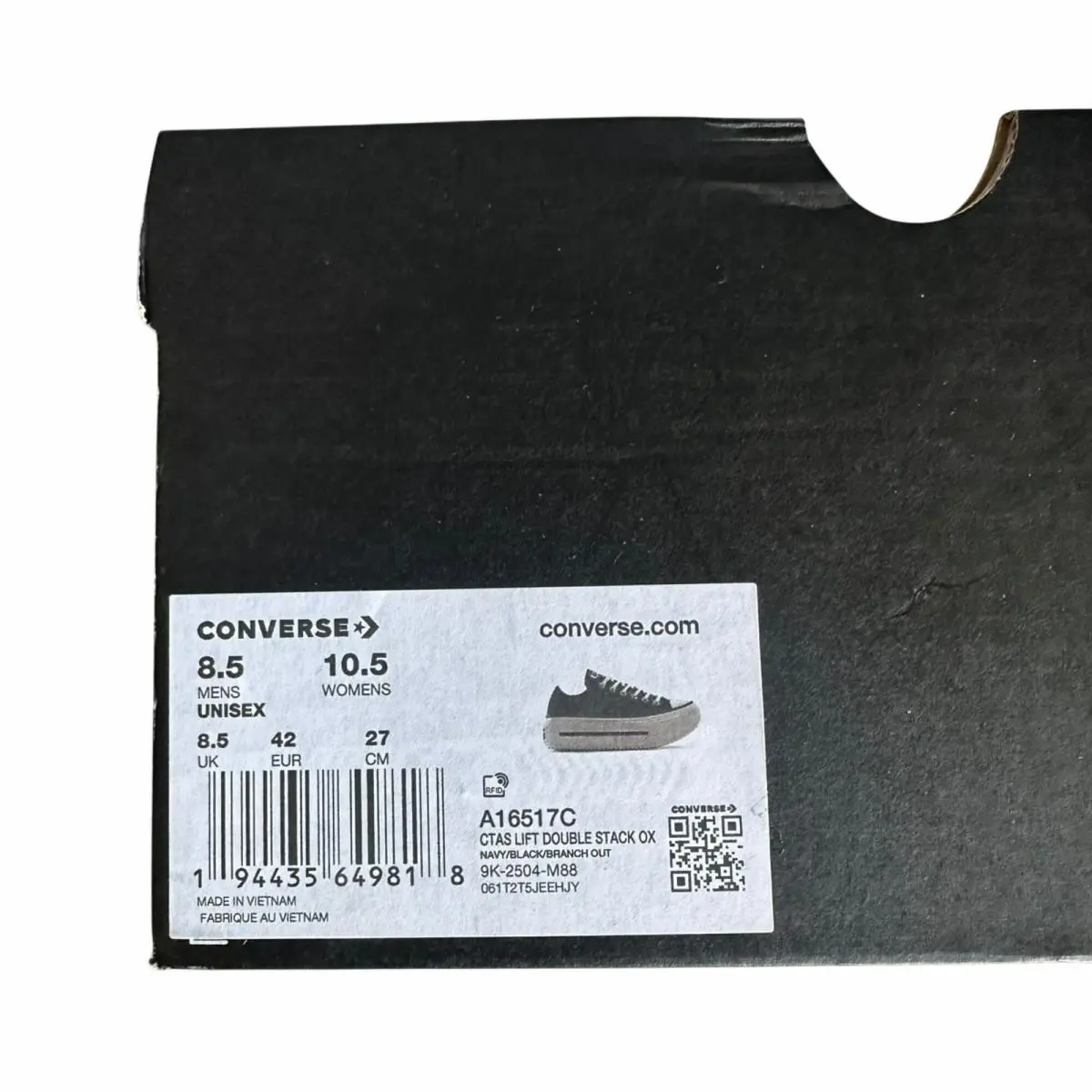 Converse shoes - Lift Double Stack - Lift Double Stack - Navy (UPC: 194435649818) 6