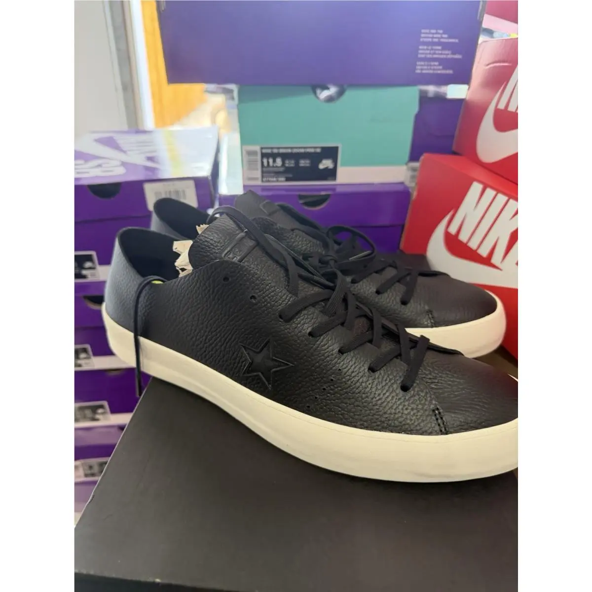 Converse shoes - Converse One Star - One Star - 154838C - Black 4