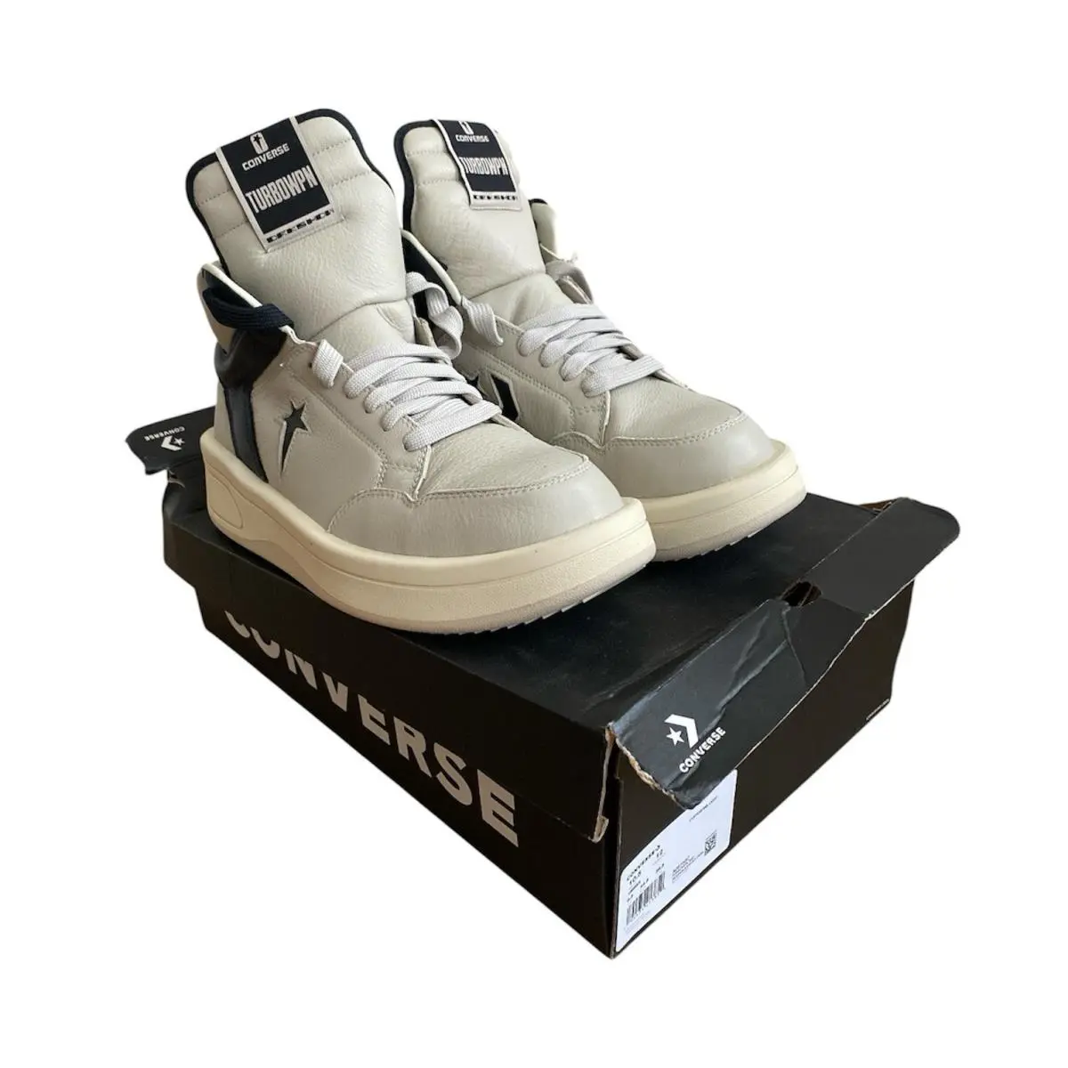 Converse shoes - Rick Owens DRKSHDW - Rick Owens DRKSHDW - A06758C - Oyster Black 0