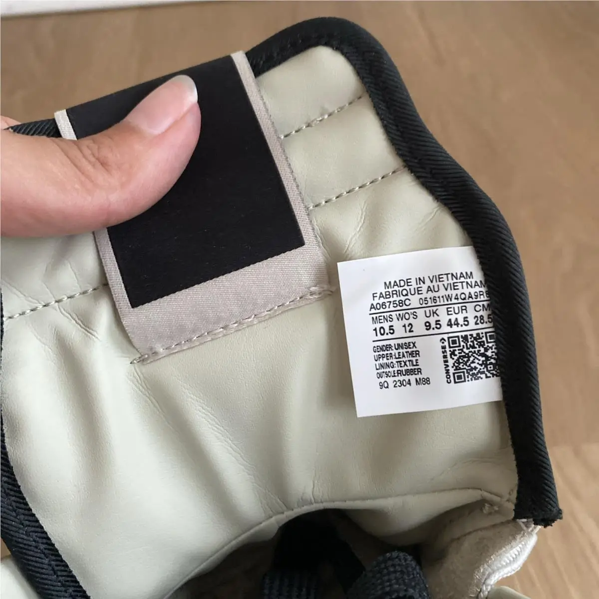 Converse shoes - Rick Owens DRKSHDW - Rick Owens DRKSHDW - A06758C - Oyster Black 10