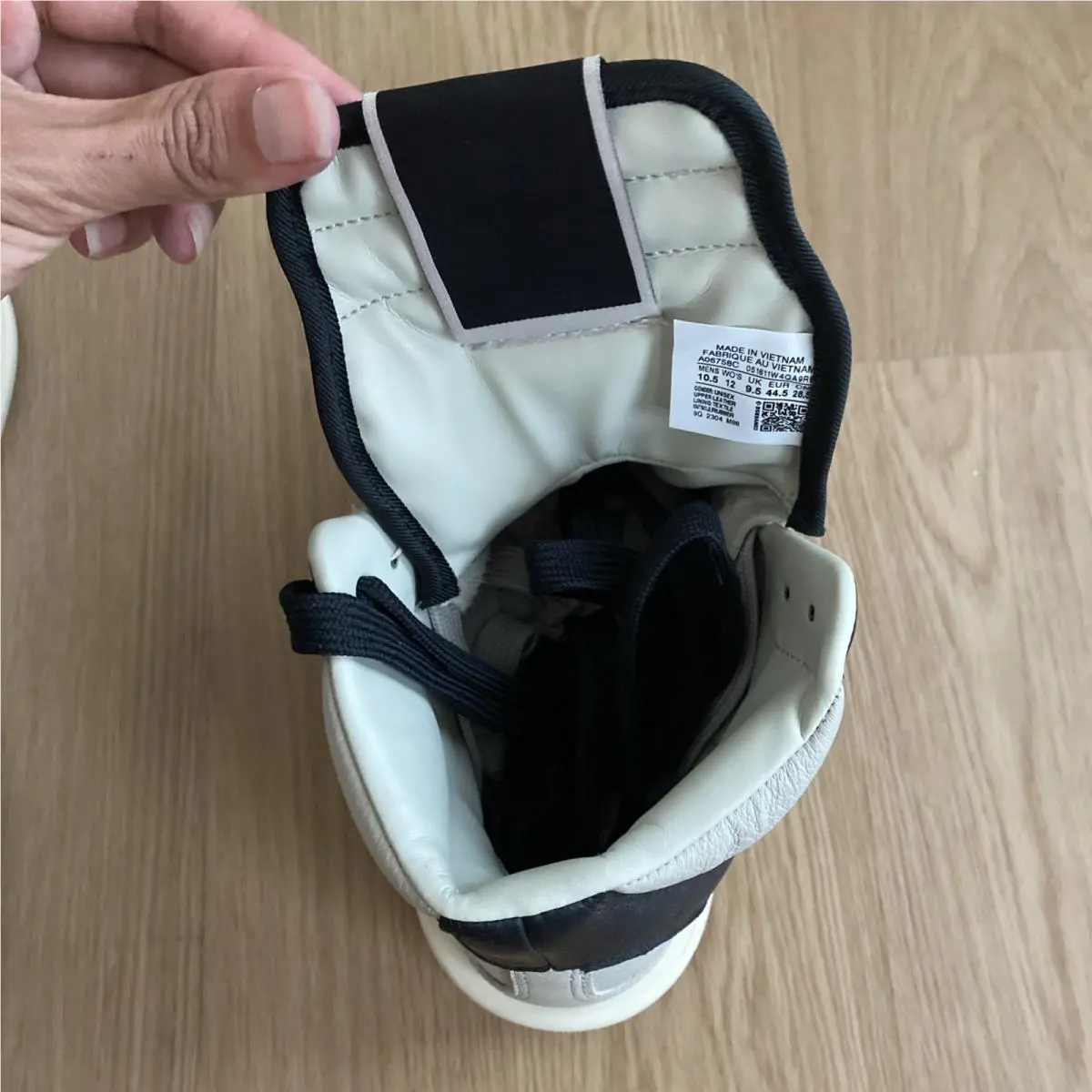 Converse shoes - Rick Owens DRKSHDW - Rick Owens DRKSHDW - A06758C - Oyster Black 11