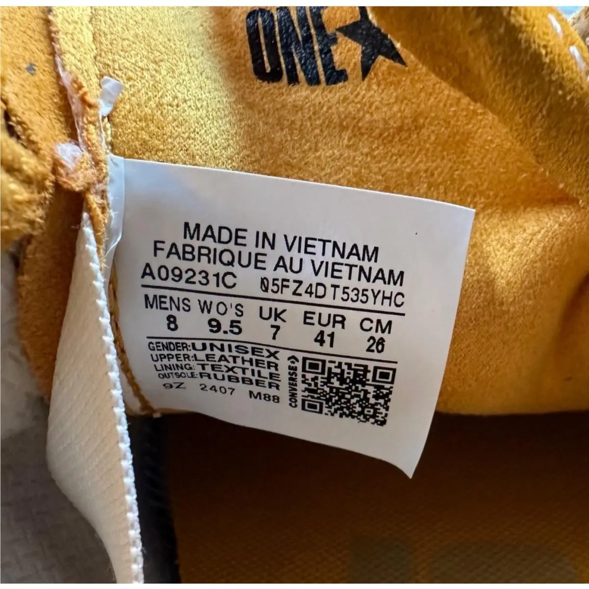 Converse shoes - RUN STAR TRAINER OX - RUN STAR TRAINER - Yellow (UPC: 194435206400) 6