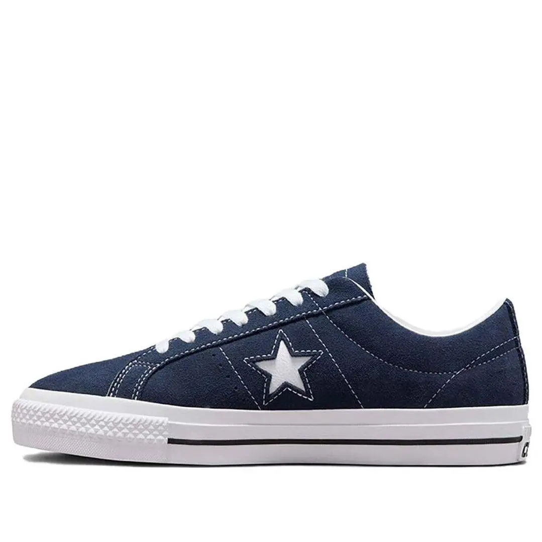 Converse One Star Pro Ox Navy Blue White Black Men`s Size 10 A04154C Low Top