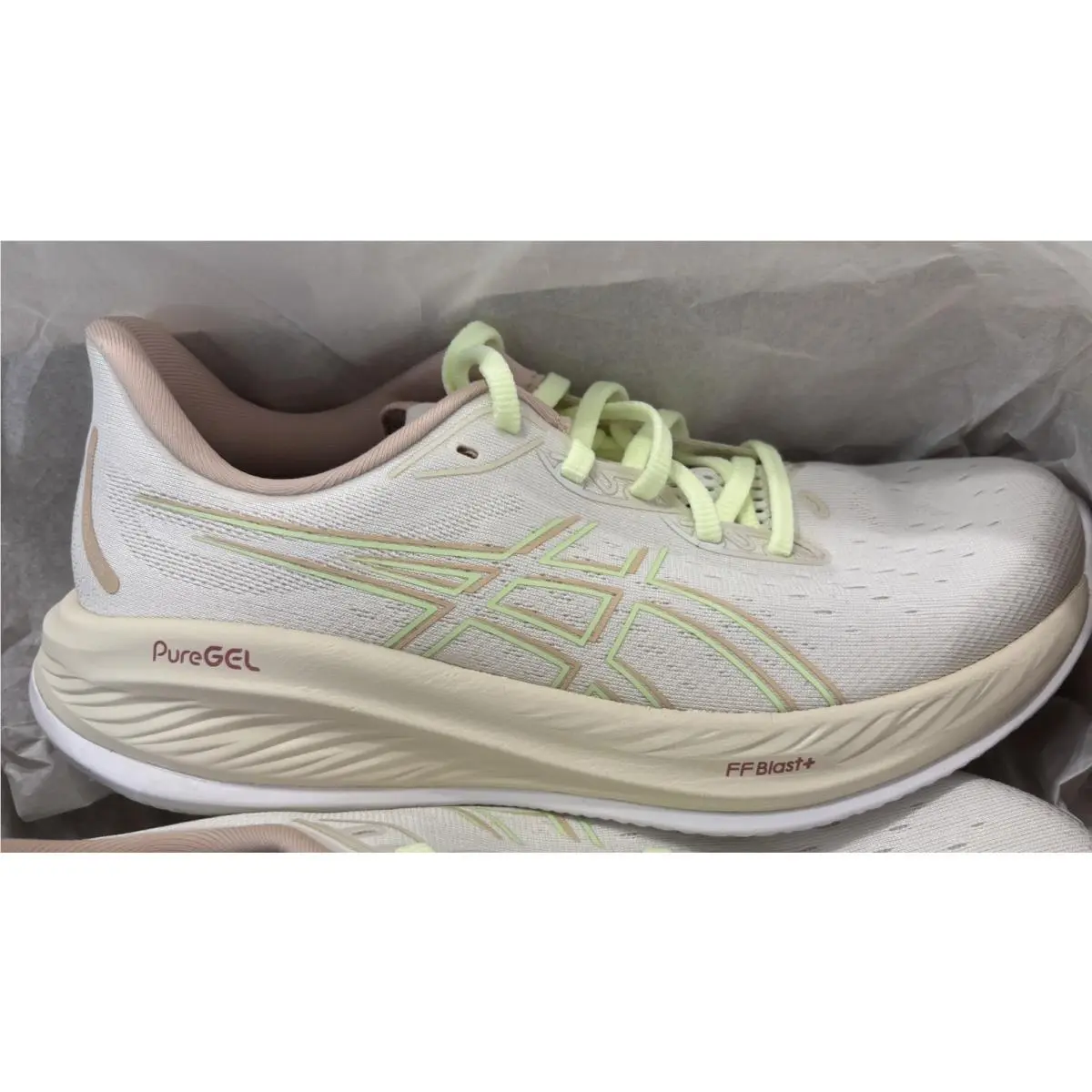 Asics shoes - ASICS Gel Cumulus 26 - Gel Cumulus - Beige, Green 0