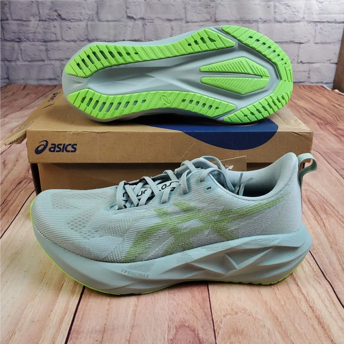 Asics shoes - ASICS Novablast 5 - Novablast - 1011B974-406 - Cold Moss/Light Orange, Manufacturer: Cold Moss/Light Orange 0