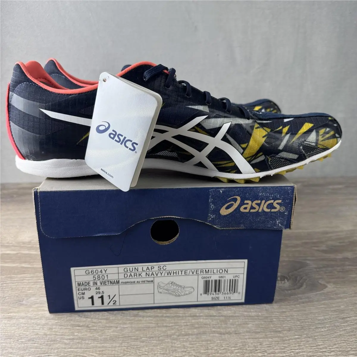 Asics shoes - ASICS Gun Lap SC G604Y - G604Y 5801 - Blue 9