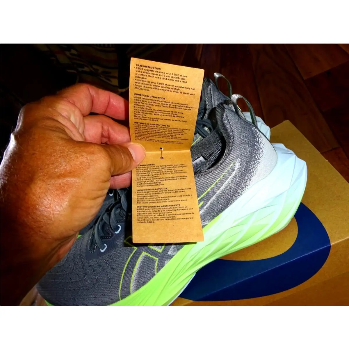 Asics shoes - Novablast 4 - Novablast - 1011B905-020 - Gray 1