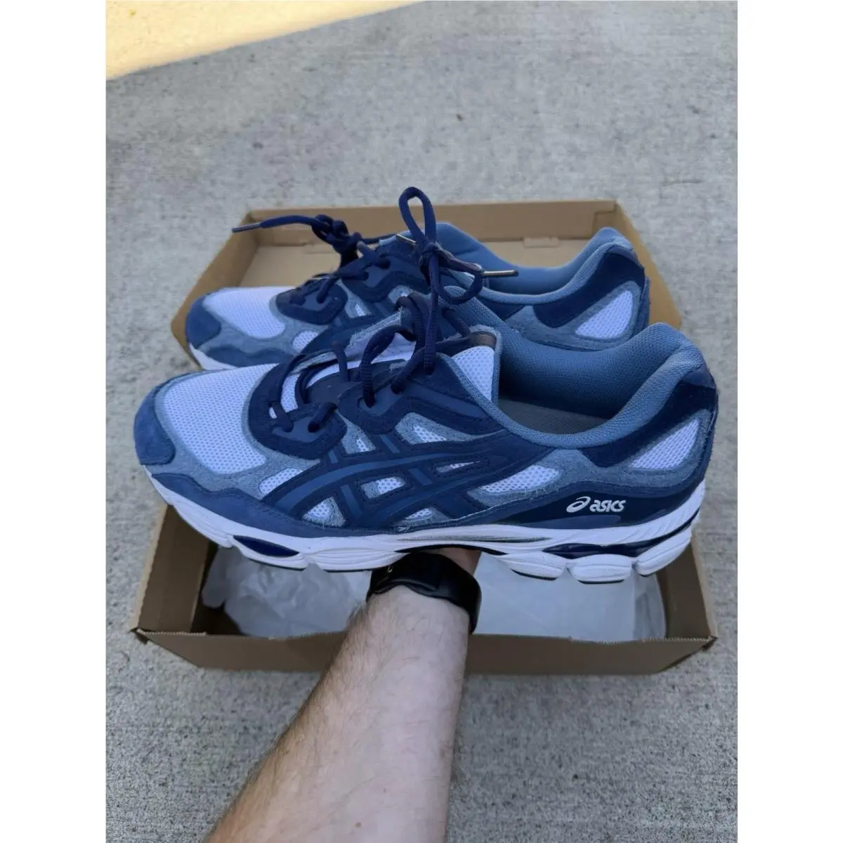 Asics shoes - ASICS Gel NYC - Gel NYC - 1203A625-100 - Blue 0