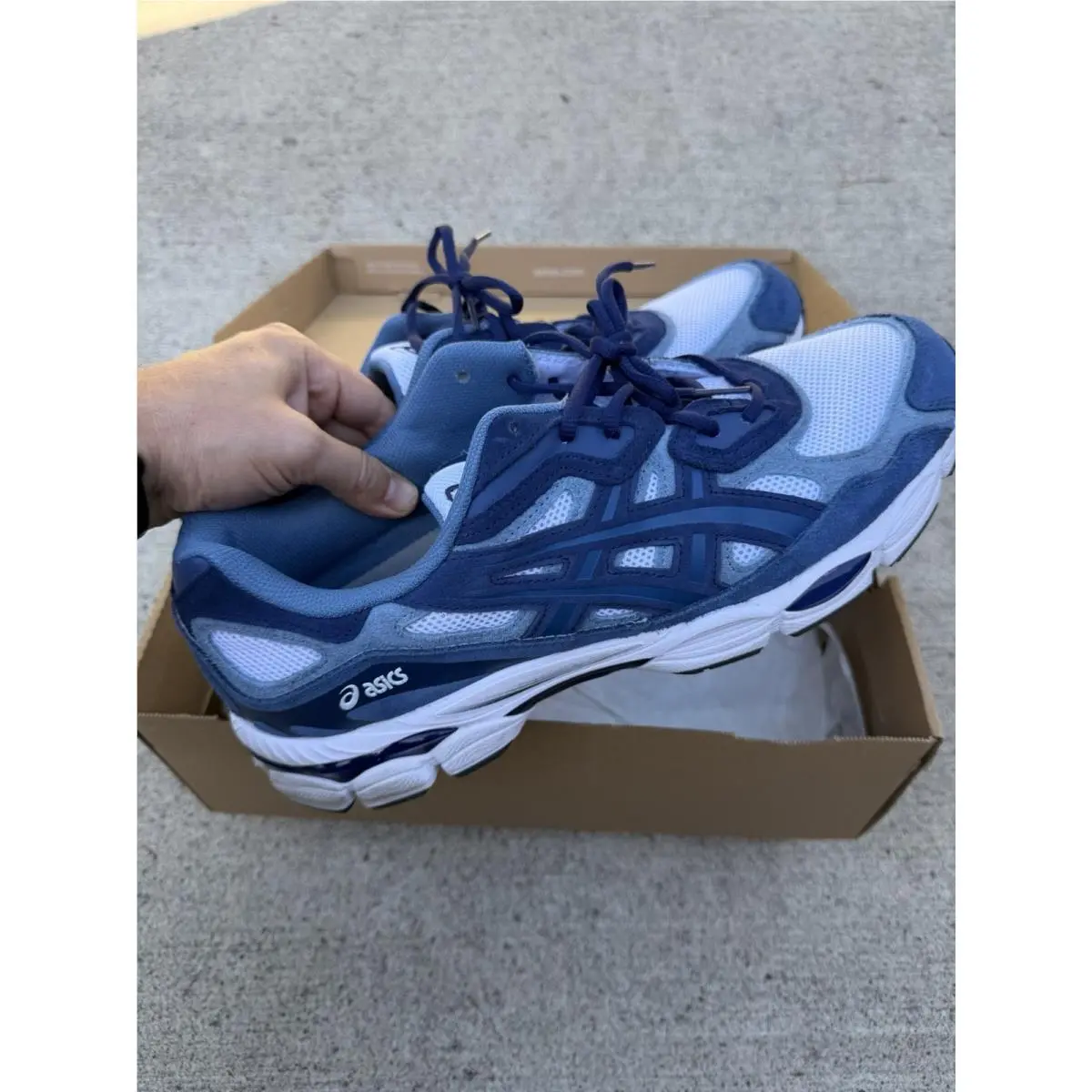 Asics shoes - ASICS Gel NYC - Gel NYC - 1203A625-100 - Blue 2