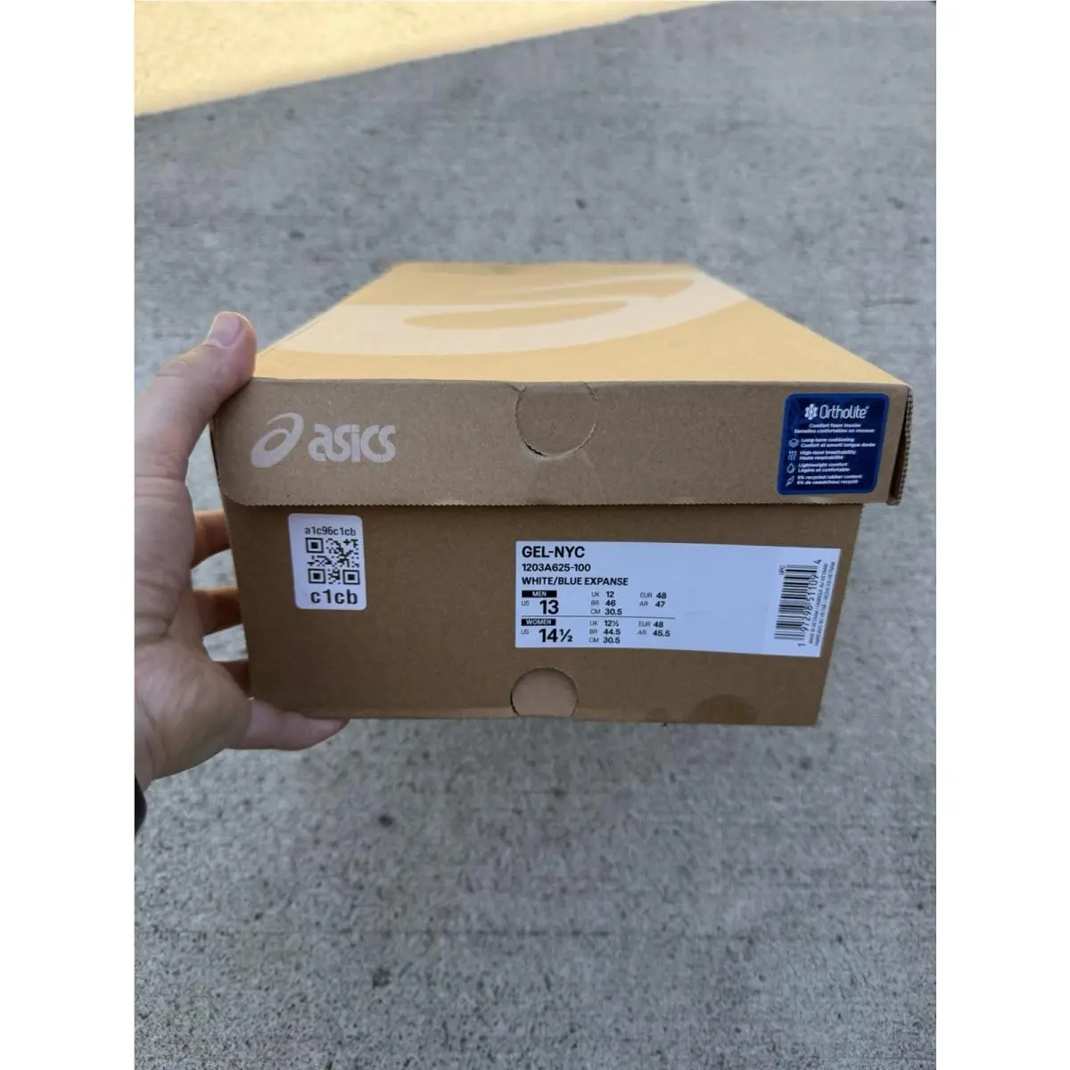 Asics shoes - ASICS Gel NYC - Gel NYC - 1203A625-100 - Blue 5