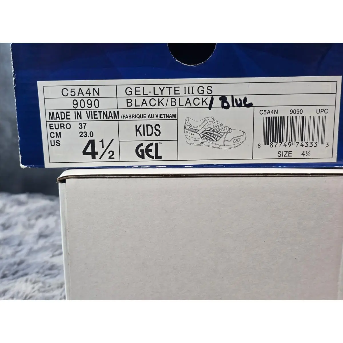 Asics shoes - GEL-Lyte III GS - III - Black 5