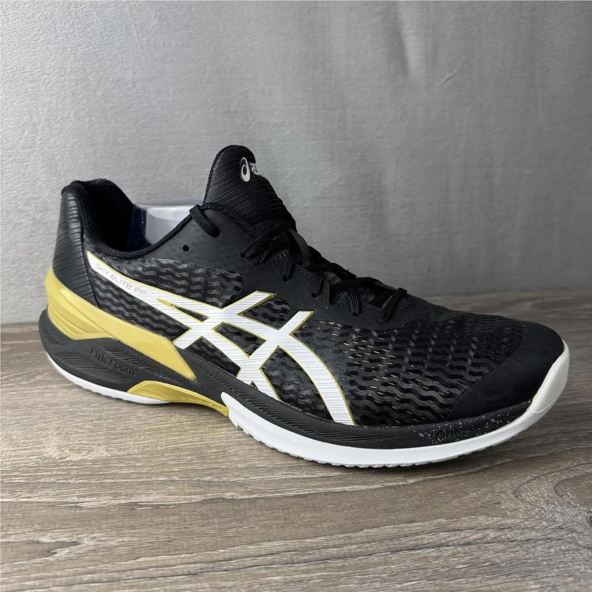 Asics Sky Elite FF Shoes Mens Size 14 Black Volleyball Sneakers 1051A031-001