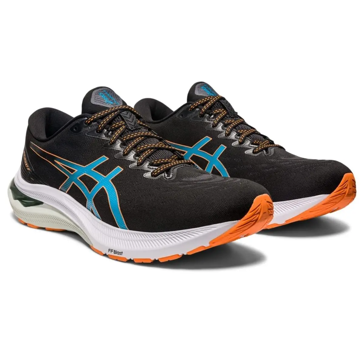 Asics shoes - ASICS GT-2000 11 - 1011B476 - Black/Sun Peach 1