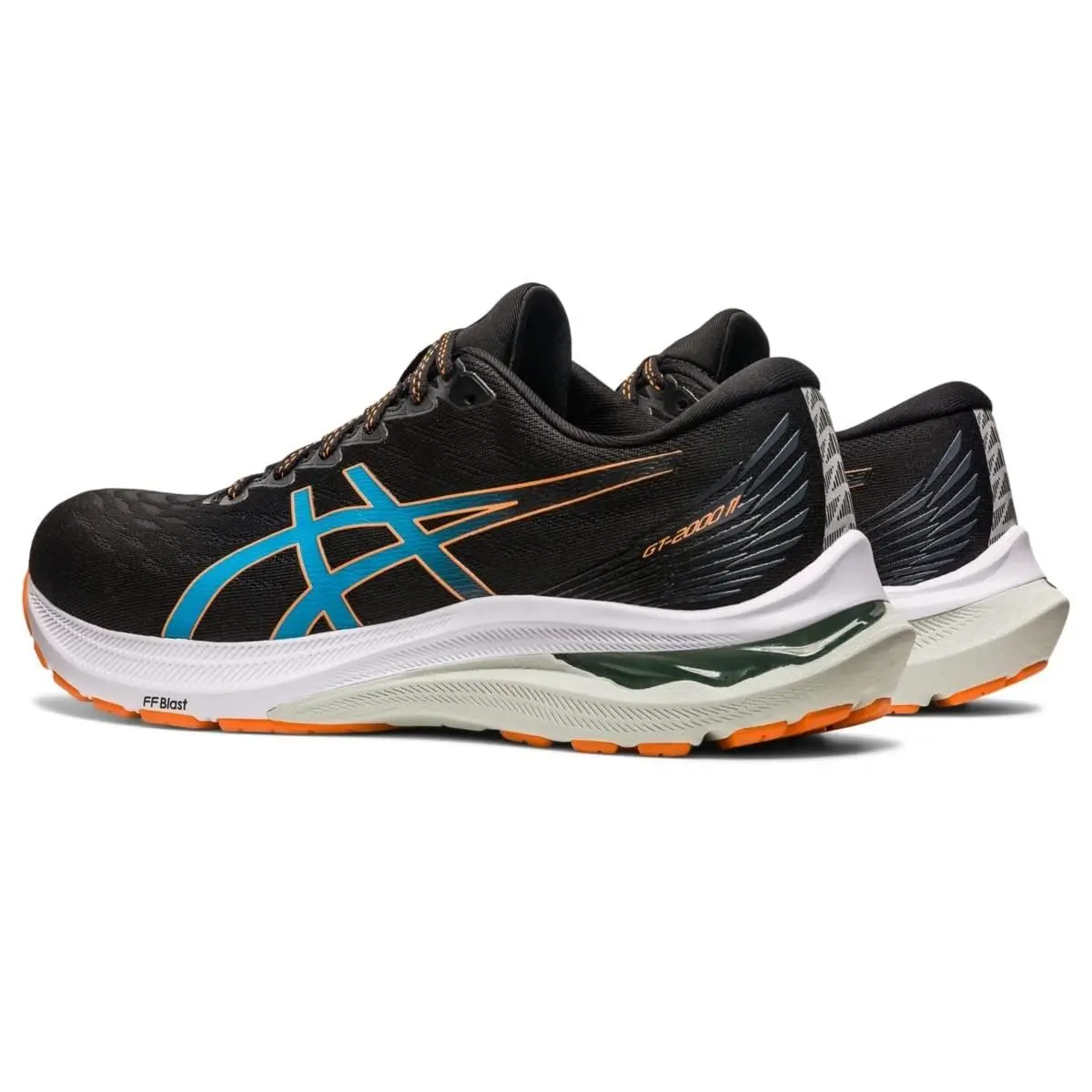 Asics shoes - ASICS GT-2000 11 - 1011B476 - Black/Sun Peach 2