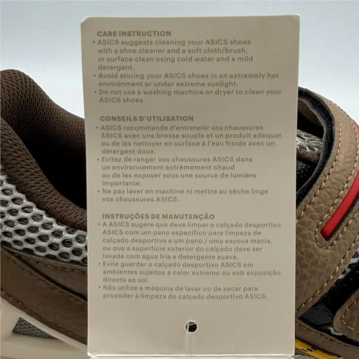 Asics shoes - ASICS GEL-1130 - 1203A499 - Brown, Grey, Black, Red, Blue, Cream 11