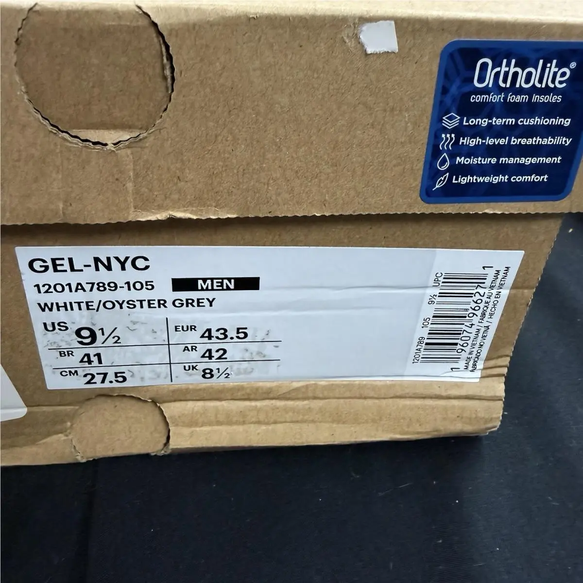 Asics shoes - ASICS Gel-NYC - 1201A789-103 - Gray, Beige, White 5