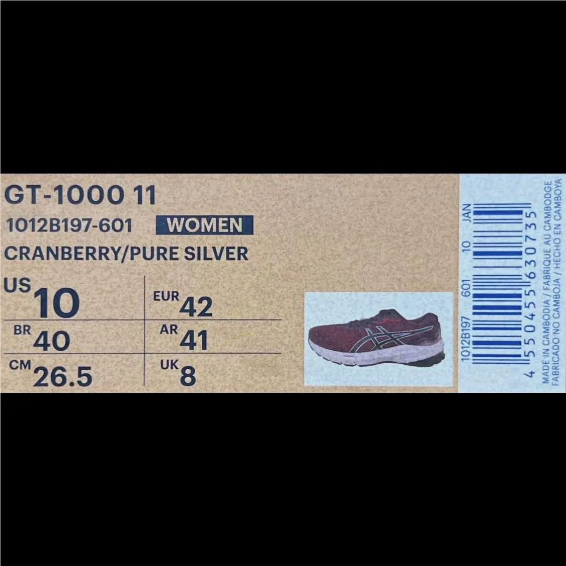 Asics shoes - ASICS GT 1000 - 1012B197-601 - Red 7