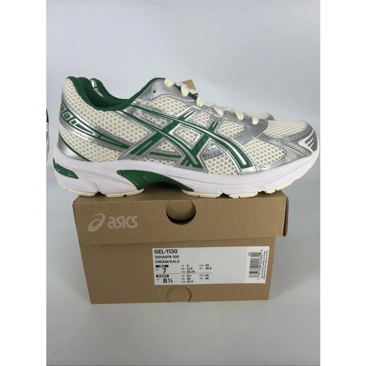 Gel 1130 Asics 1201A974-100 Cream Kale Size Usa7 Men Women 8.5
