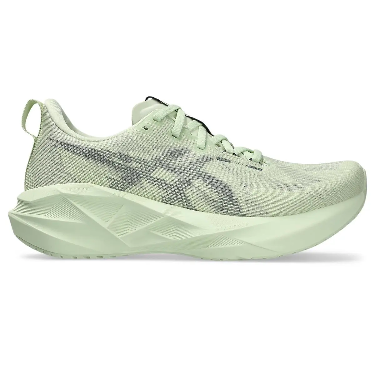Asics Novablast 5 Womens Size 12 Whisper Green Monument Blue Running Shoes