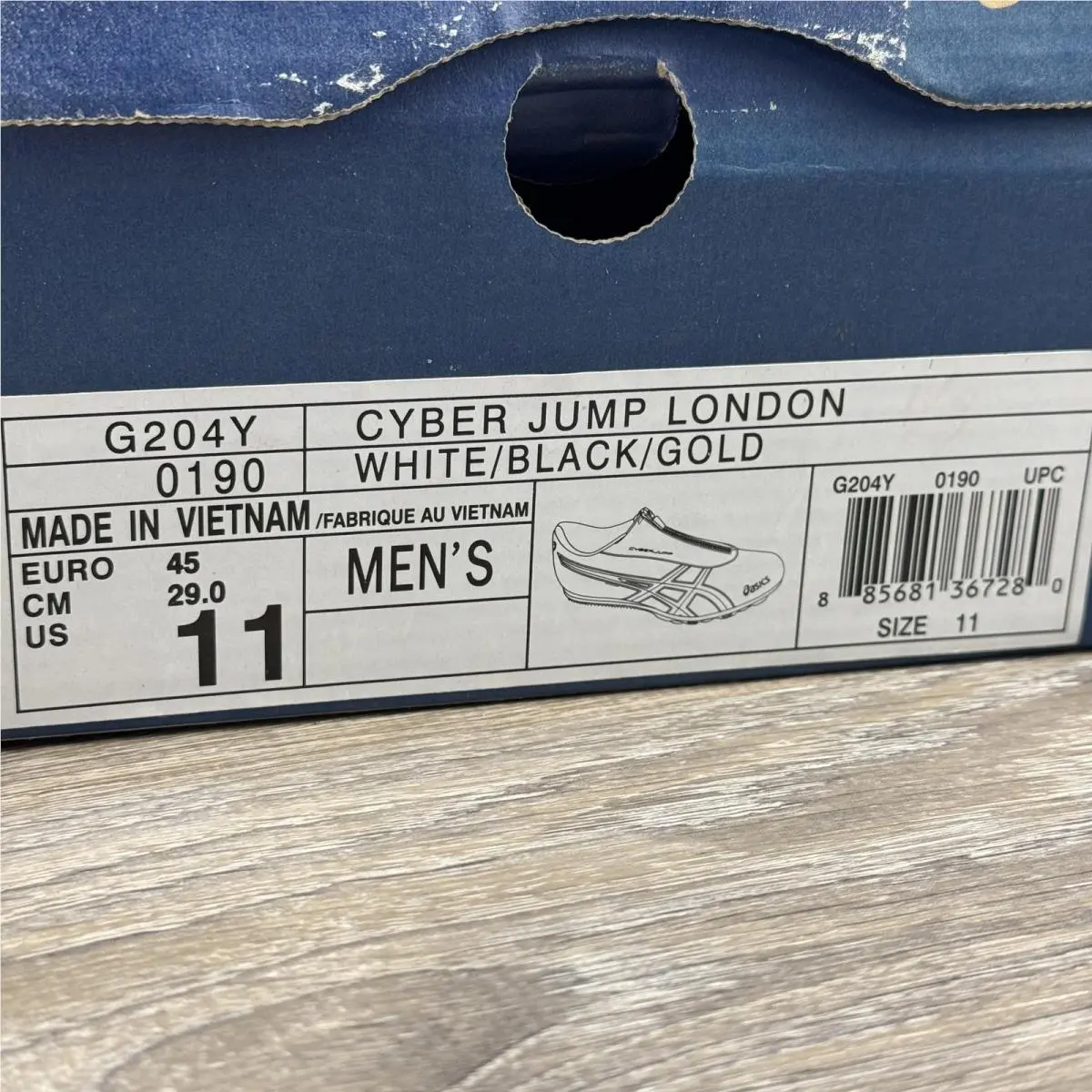 Asics shoes - ASICS Cyber Jump London - Cyber Jump London - G204Y - White 10