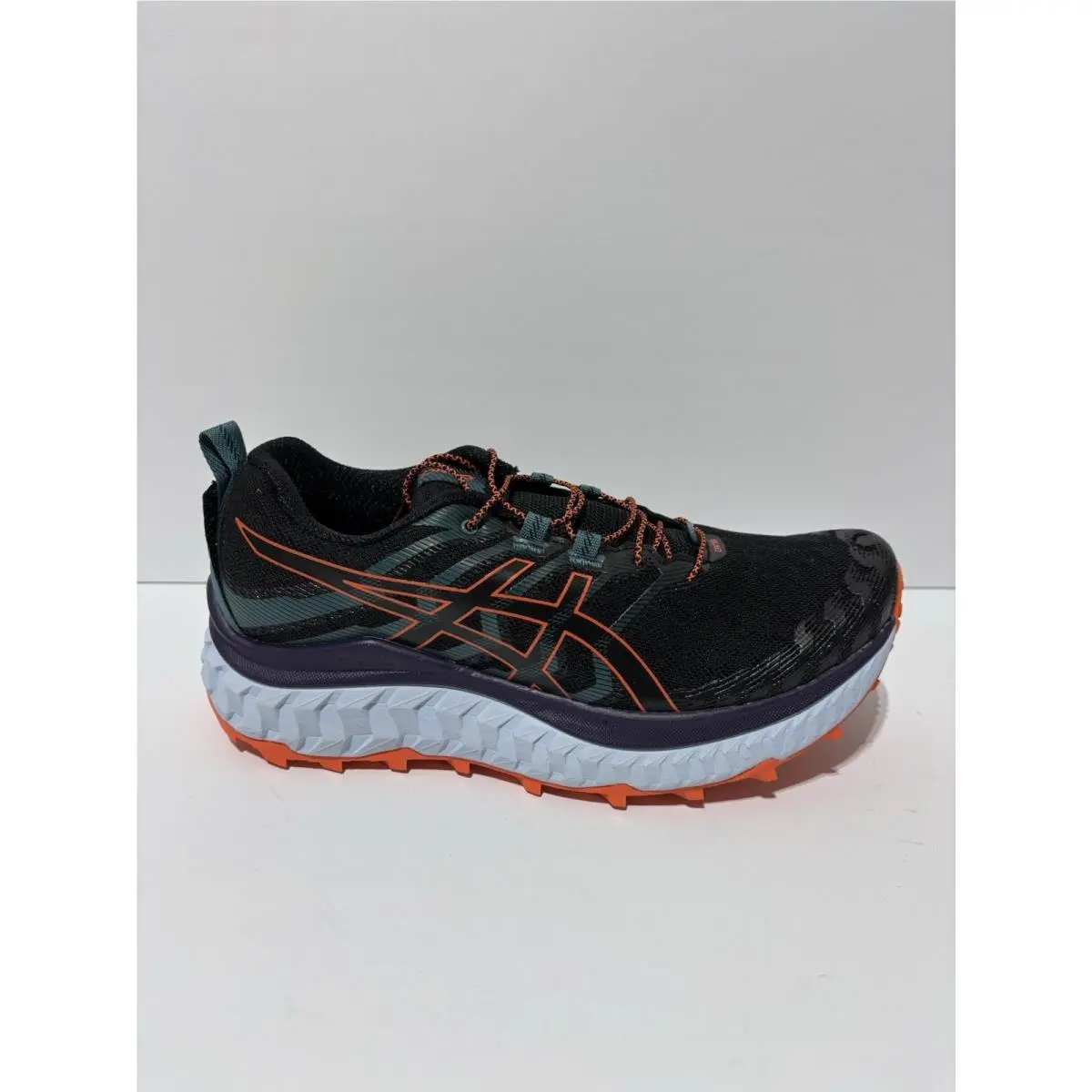 Asics Women’s Trabuco Max Black/orange Trail Running Shoes Size 7.5 M